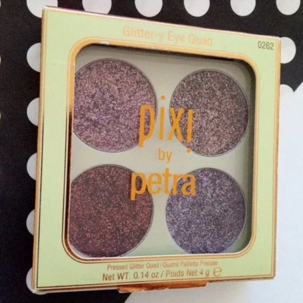 New Pixi By Petra Pressed Glitter Quad Eye Shades 0.14 oz / 4 g